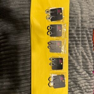 Paparazzi Black and Silver Earring Sets